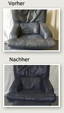 Lederfrbung - Sie mchten Ihr altes Leder neu einfrben lassen?